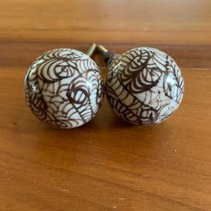 Pair of Anthropologie hardware knobs